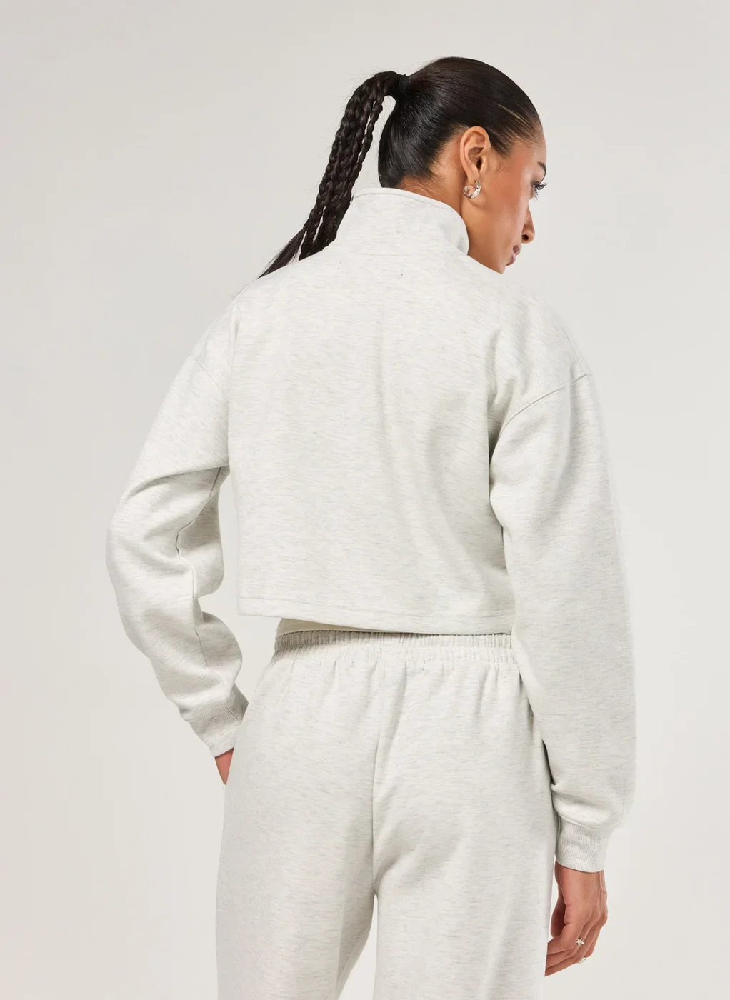 Moletom Cropped Gola Alta Runners