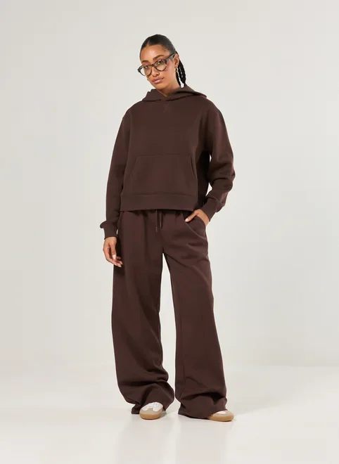 Calça Moletom Wide Leg