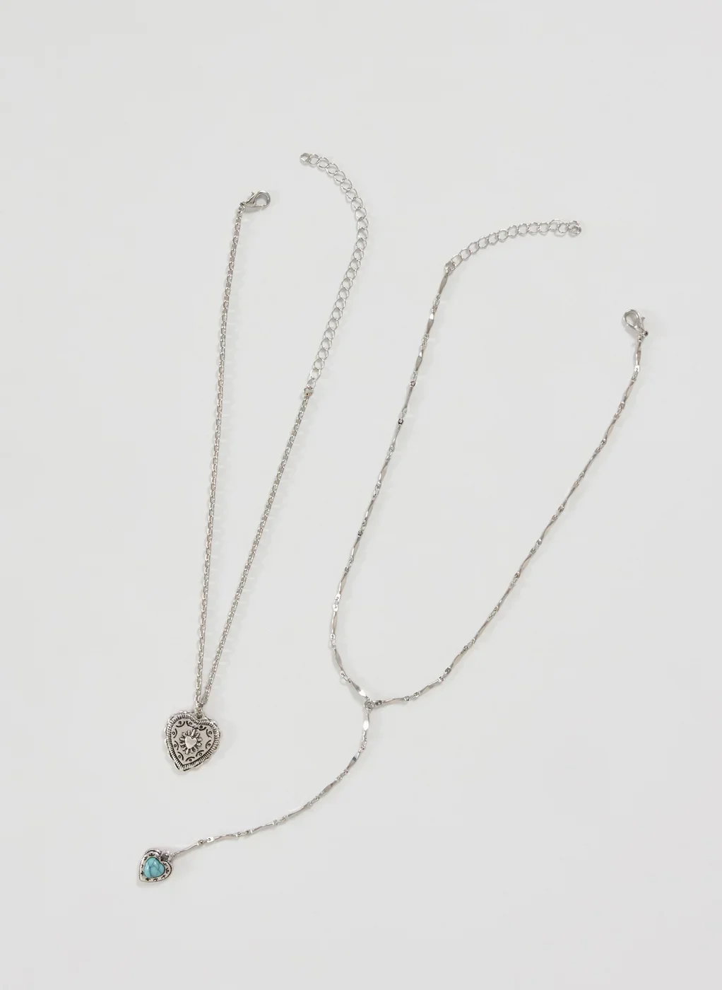 Conjunto Colares Prateados Boho