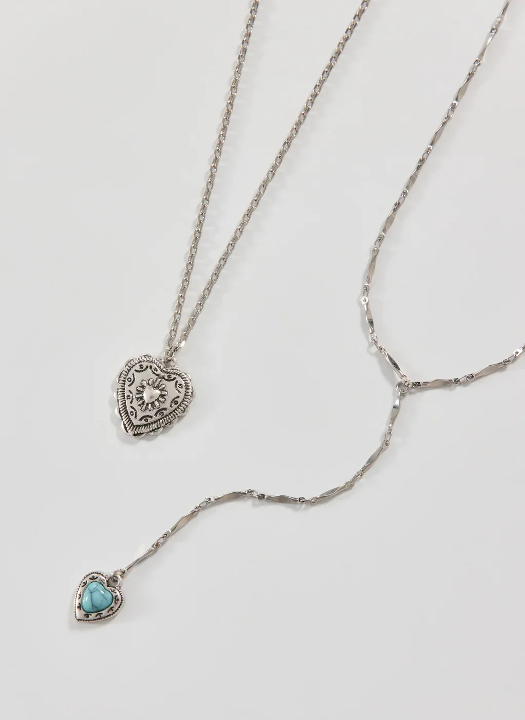 Conjunto Colares Prateados Boho