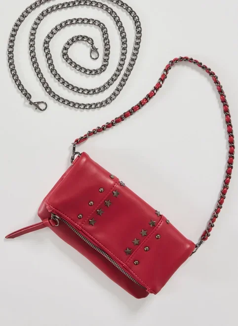 Bolsa Poliuretano Estrelas Alça Dupla