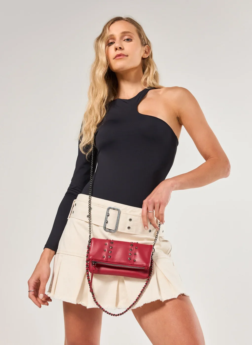 Bolsa Poliuretano Estrelas Alça Dupla