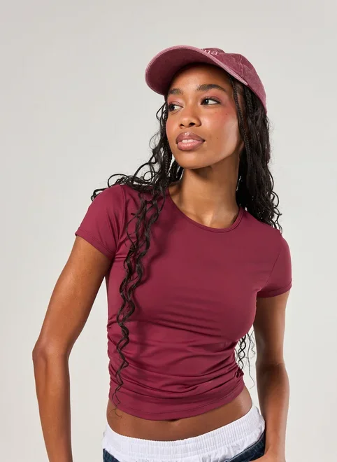 Boné Bordô Estonado Latina