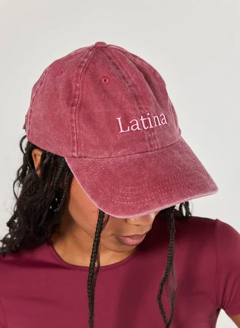 Boné Bordô Estonado Latina