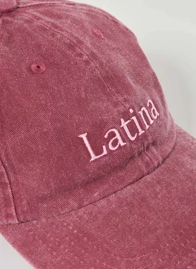 Boné Bordô Estonado Latina