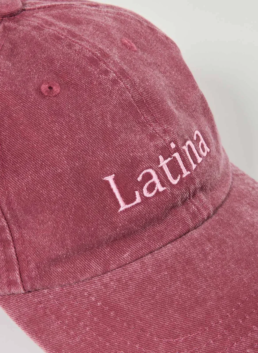 Boné Bordô Estonado Latina