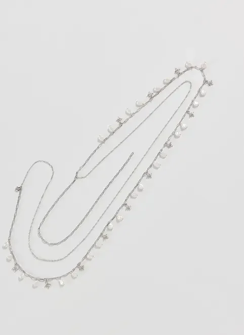 Belly Chain Estelas E Pérolas Artificiais