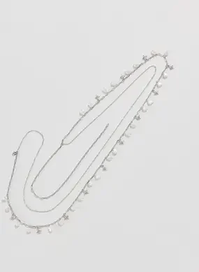 Belly Chain Estelas E Pérolas Artificiais