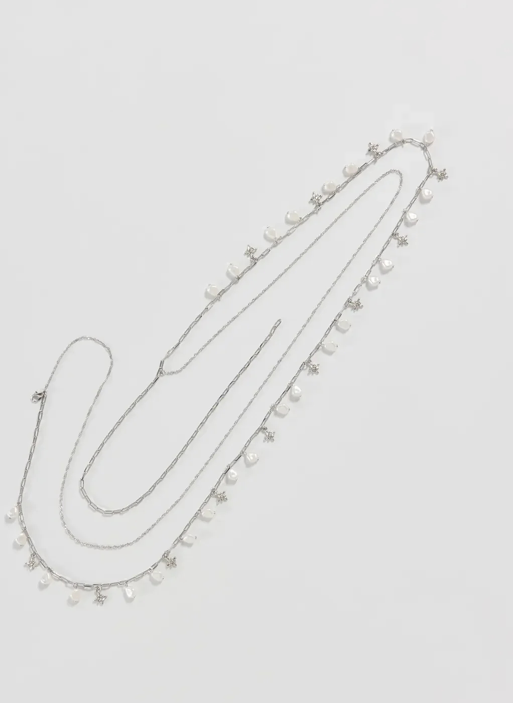 Belly Chain Estelas E Pérolas Artificiais