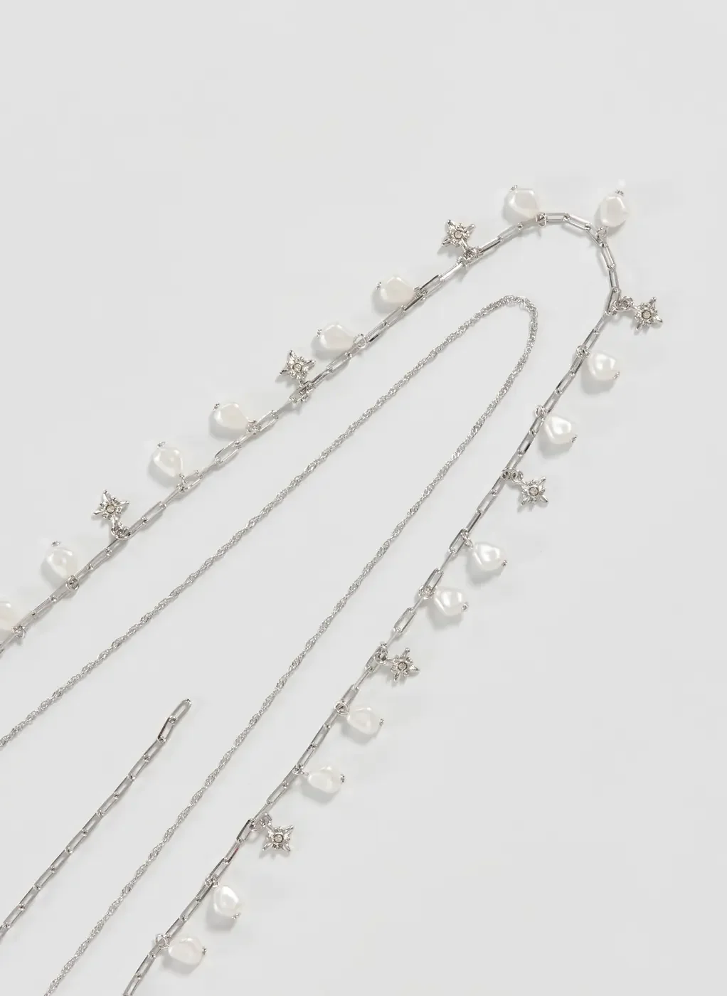 Belly Chain Estelas E Pérolas Artificiais