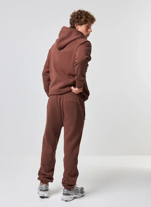 Calça De Moletom Com Elástico