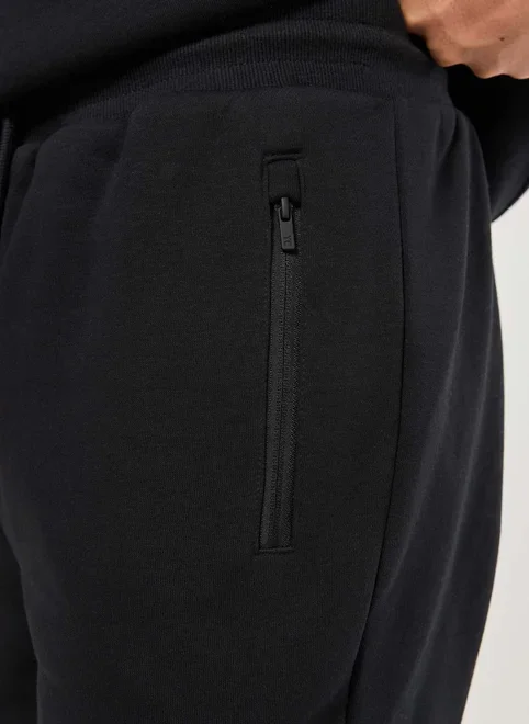 Calça De Moletom Com Elástico