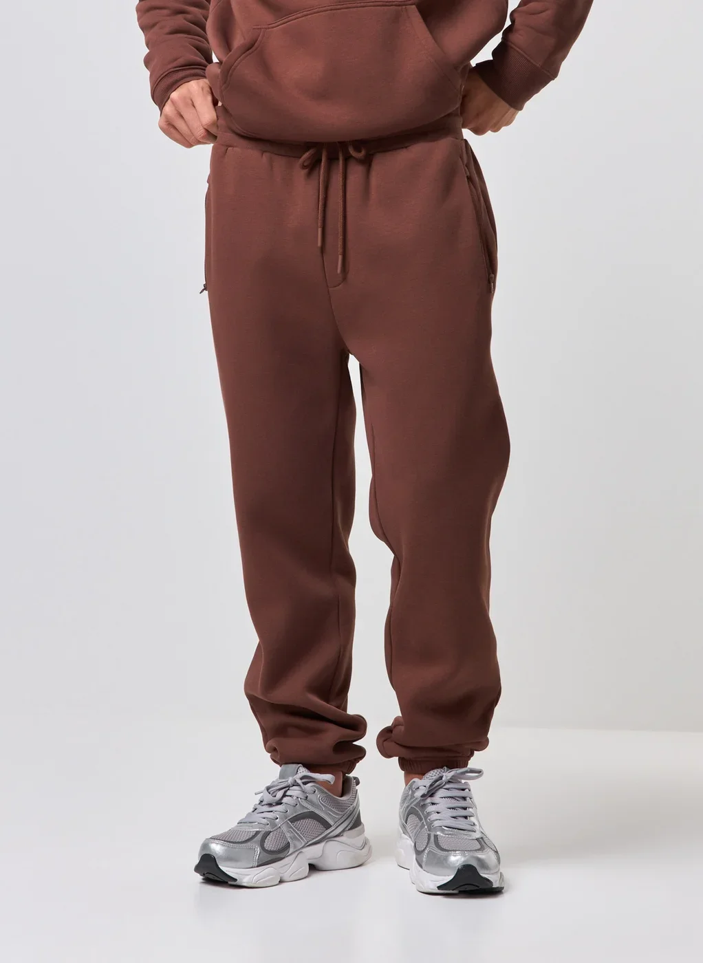 Calça De Moletom Com Elástico