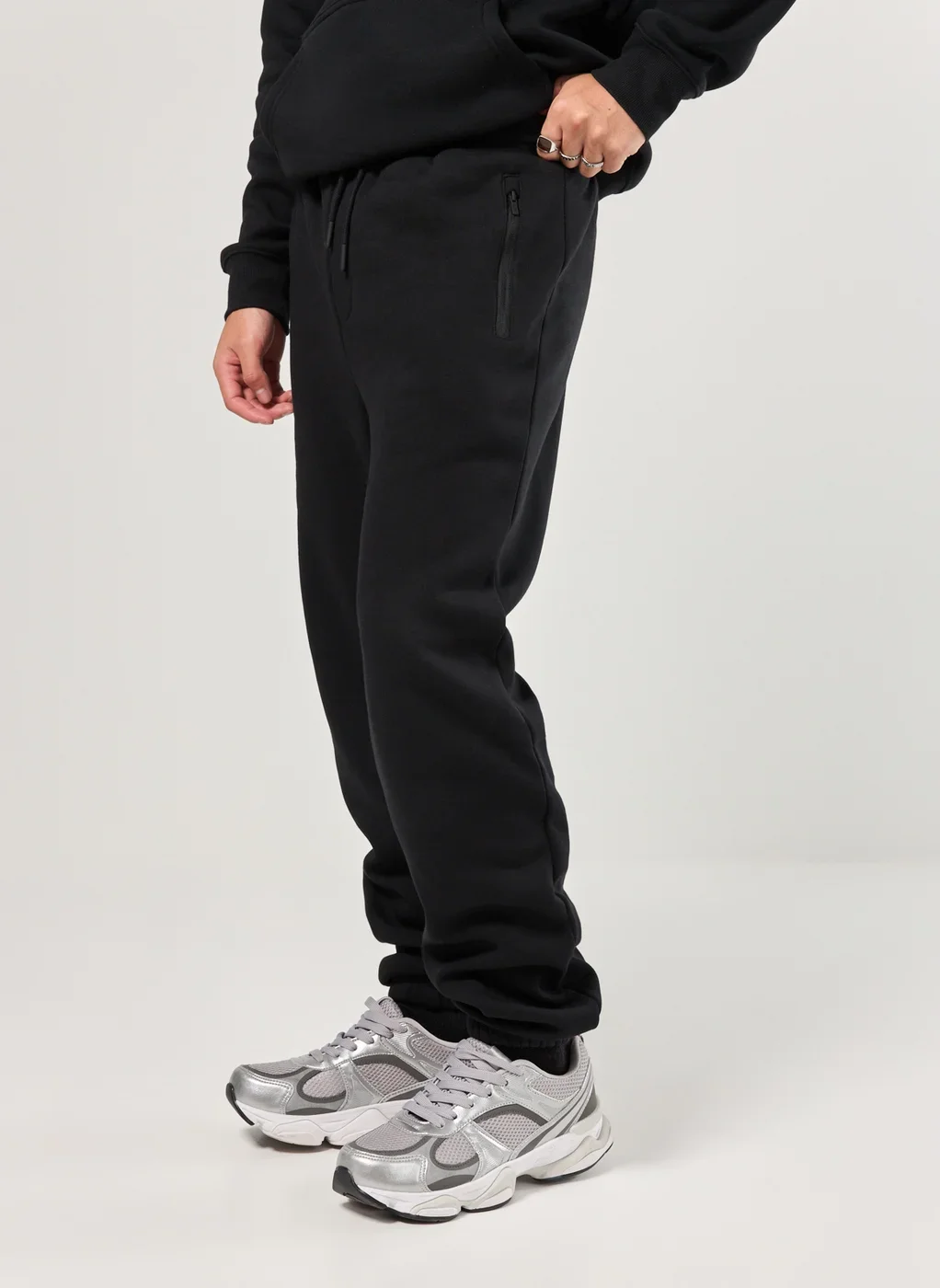 Calça De Moletom Com Elástico