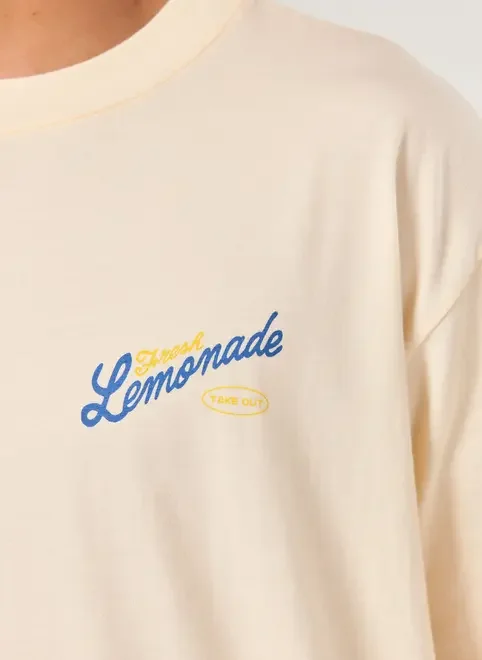 Camiseta Relaxed Amarela Lemonade