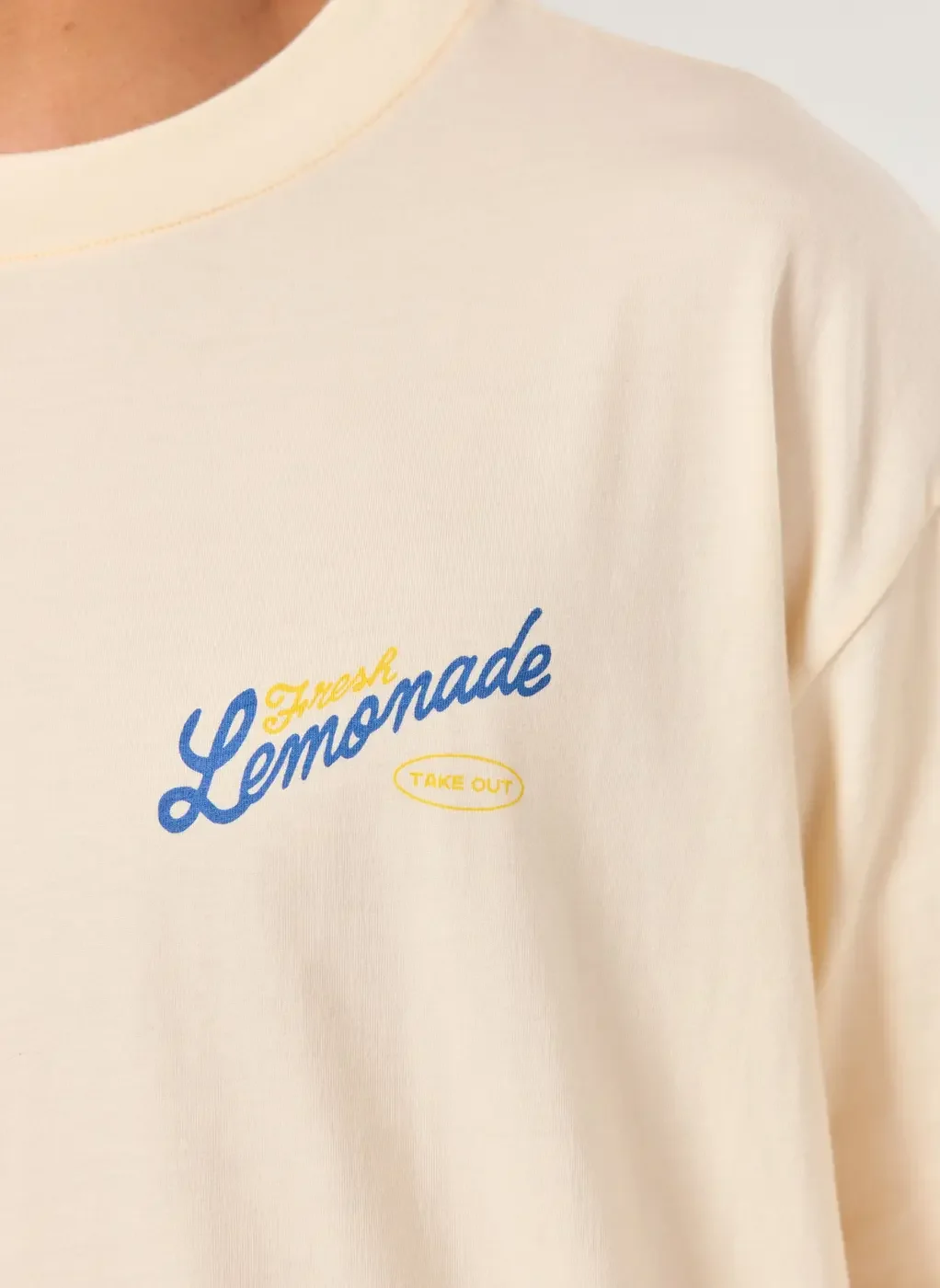 Camiseta Relaxed Amarela Lemonade