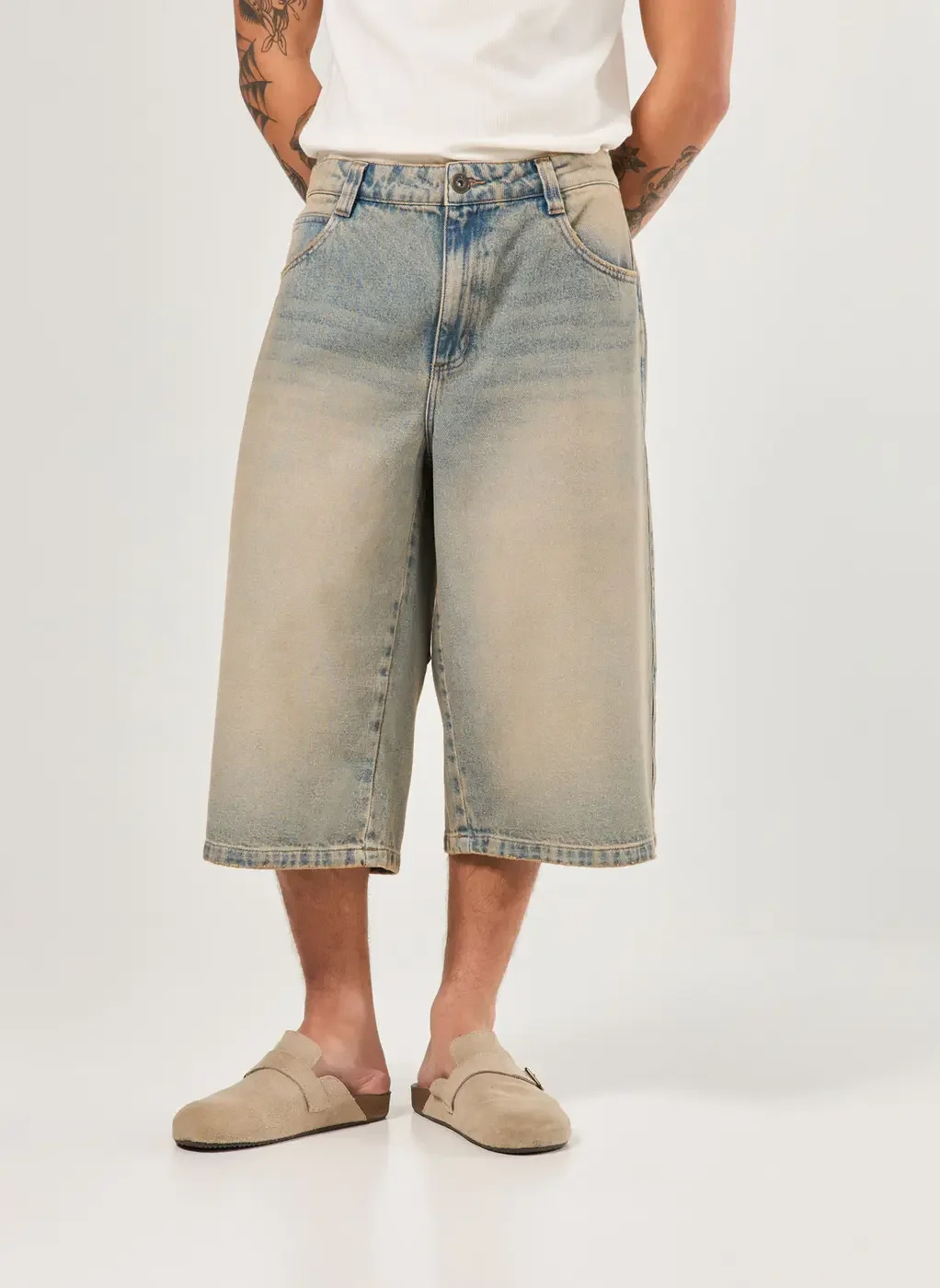 Jorts Super Baggy Jeans Dirty