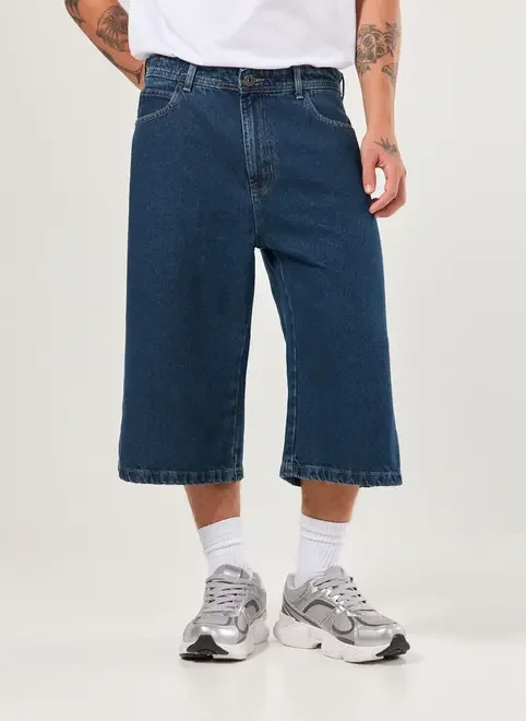 Jorts Escuro Super Baggy