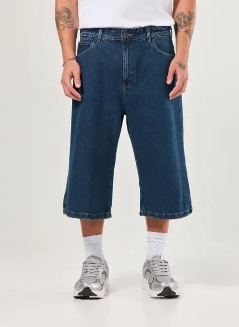 Jorts Escuro Super Baggy