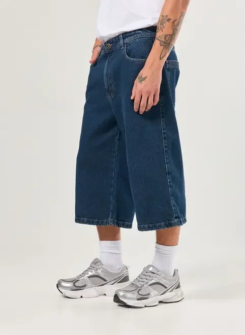 Jorts Escuro Super Baggy