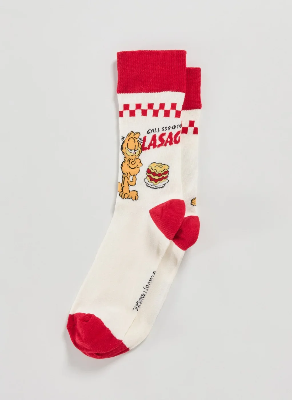 Meia Garfield Lasagna