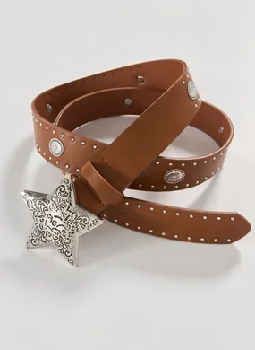 Cinto Marrom Fivela Estrela