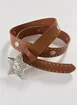 Cinto Marrom Fivela Estrela