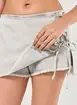 Short Saia Jeans Amarração