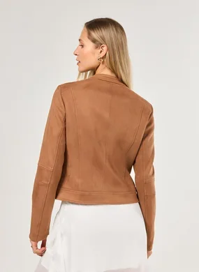 Jaqueta Suede Marrom