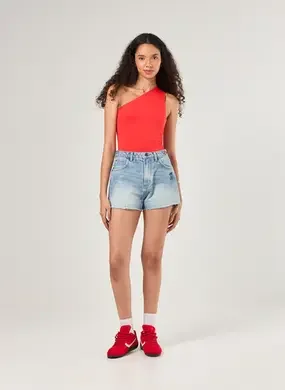 Short Jeans Bordado Estrela