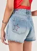 Short Jeans Bordado Estrela