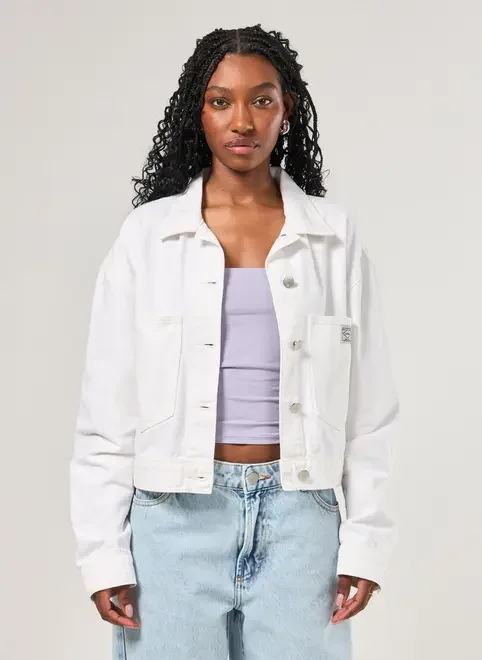 Jaqueta Sarja Off-White Bolsos