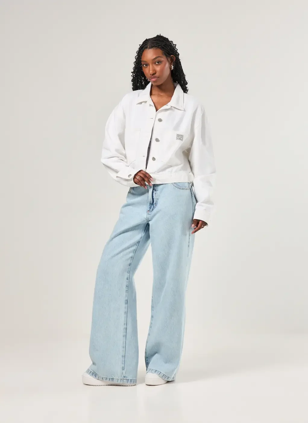 Jaqueta Sarja Off-White Bolsos