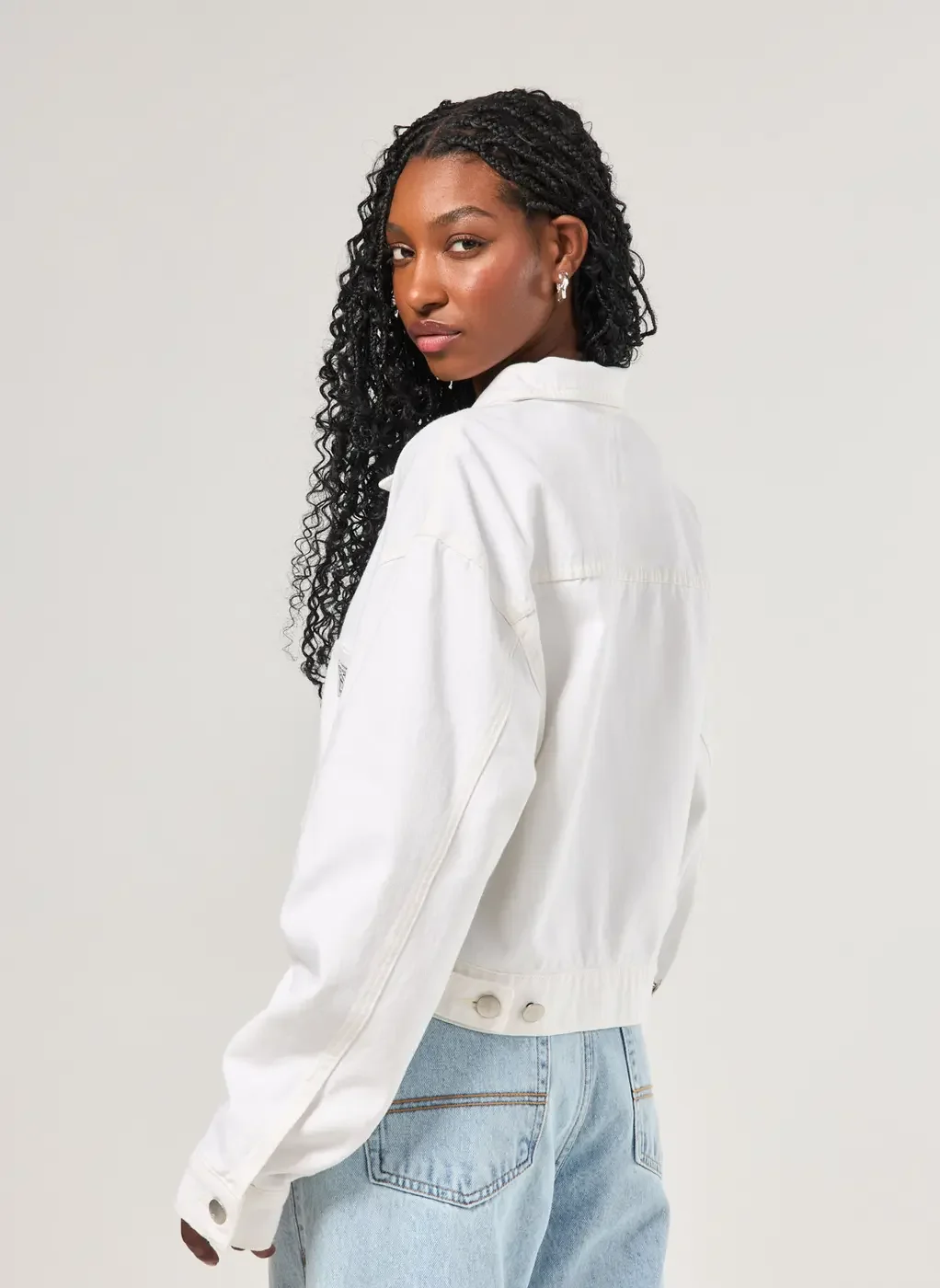 Jaqueta Sarja Off-White Bolsos