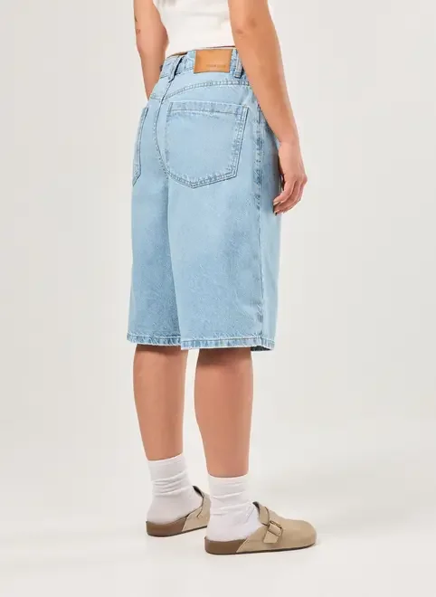 Bermuda Jorts Jeans Claro