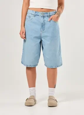 Bermuda Jorts Jeans Claro