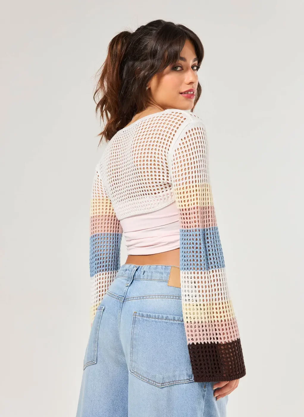 Super Cropped Tricô Listras