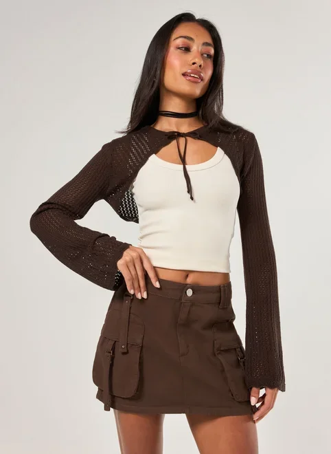 Super Cropped Tricô Amarração