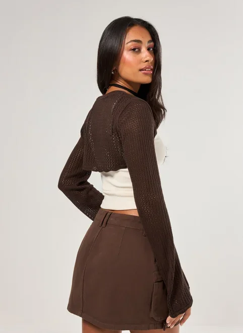 Super Cropped Tricô Amarração