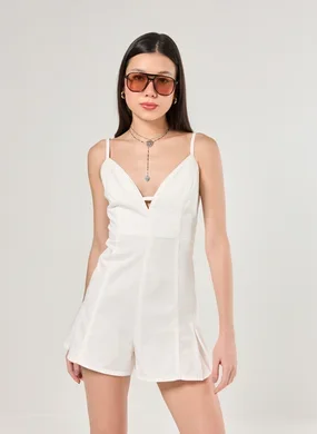 Macaquinho Sarja Off-White