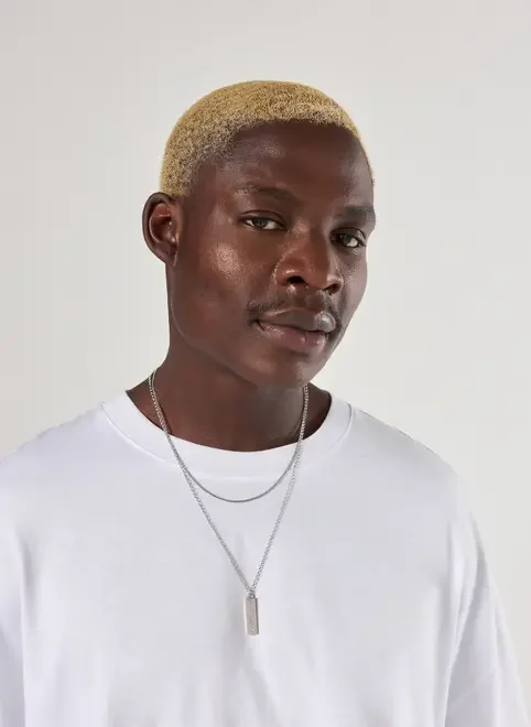 Conjunto 2 Colares Prateados Going Out