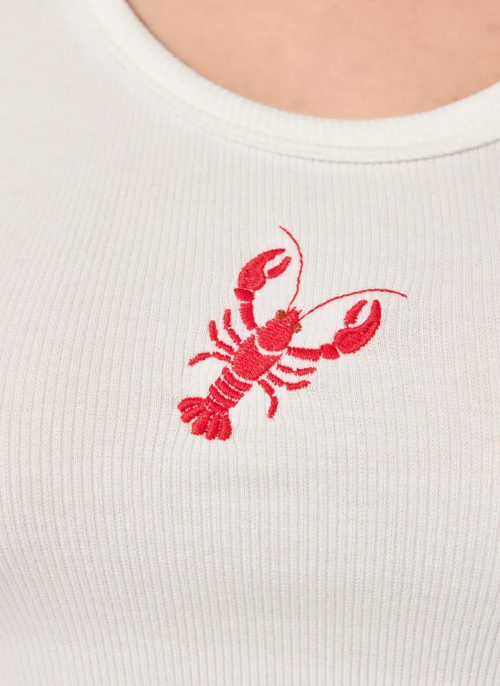 Regata Regulável Bordado Lagosta