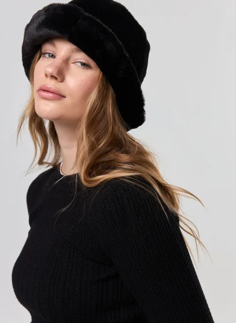 Blusa Canelada Tricô Manga Longa