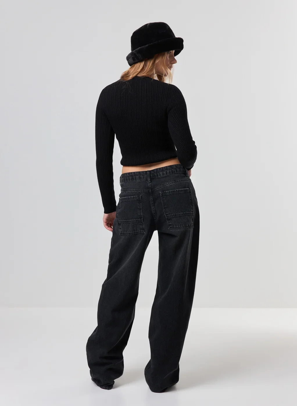 Blusa Canelada Tricô Manga Longa