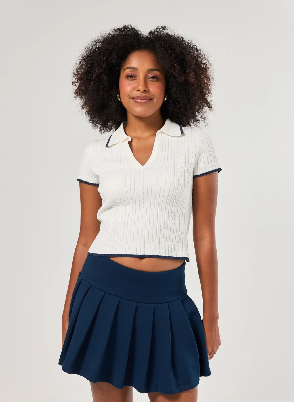Blusa Polo Tricô