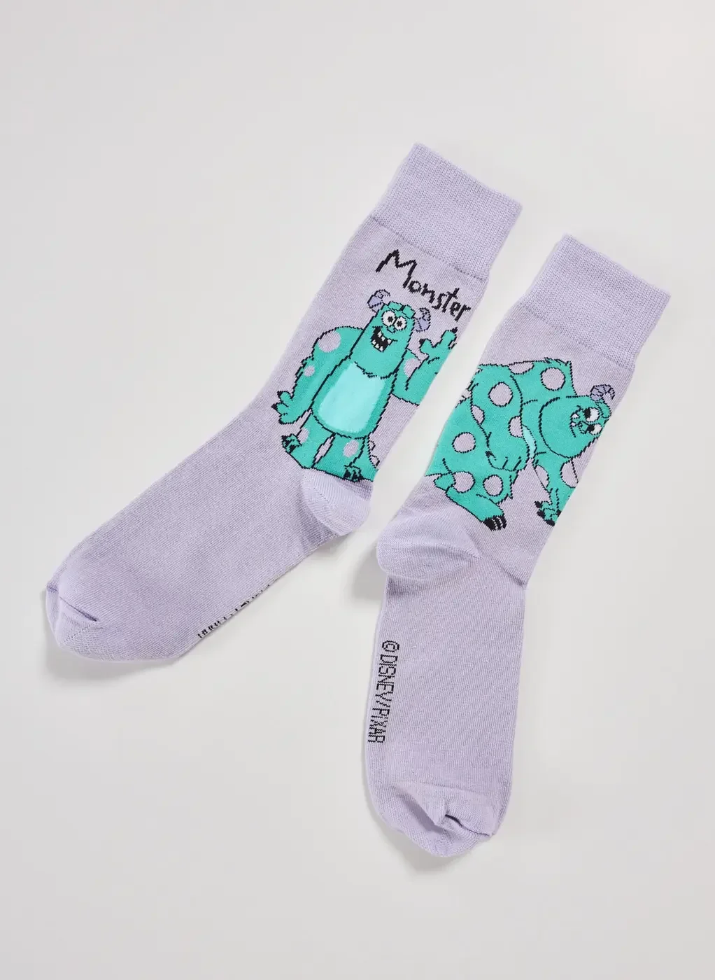 Meia Lilás Monstros S.A