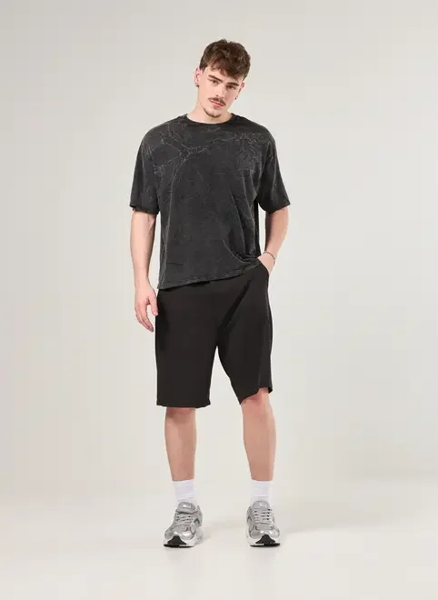 Bermuda Alfaiataria Preta