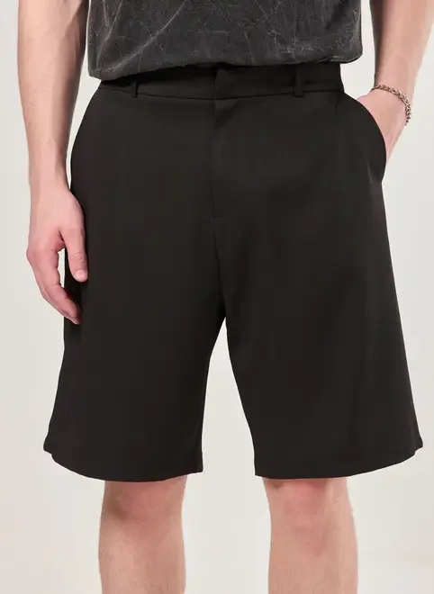 Bermuda Alfaiataria Preta