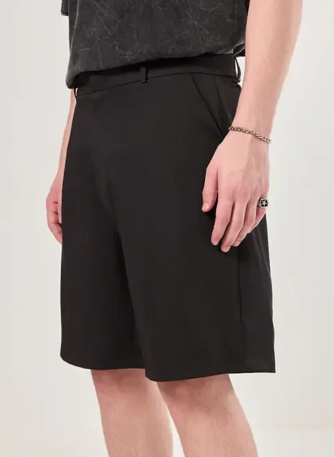 Bermuda Alfaiataria Preta