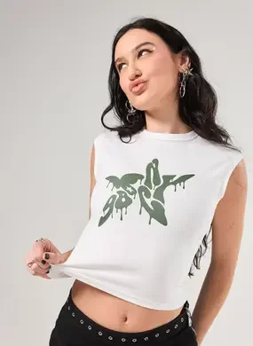 Mini Tee Off-White Estrela